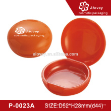 P-0023A Emballage en poudre en poudre vide emballage en poudre compact rouge
